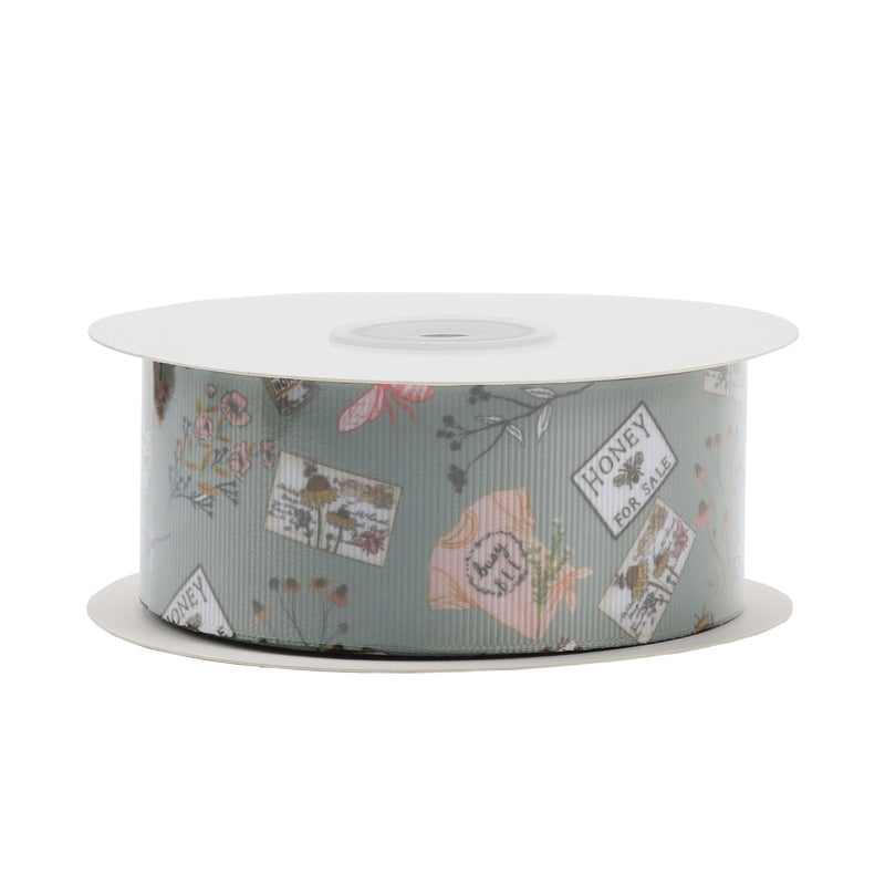 1 1/2" Printed Grosgrain Ribbon | Bee Kind (10008) | 100 Yard Roll