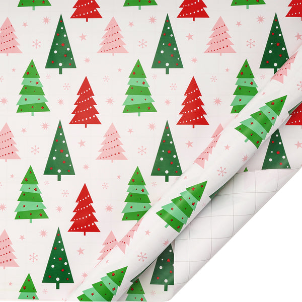 30" x 10' Holiday Wrapping Paper | Holiday Trees