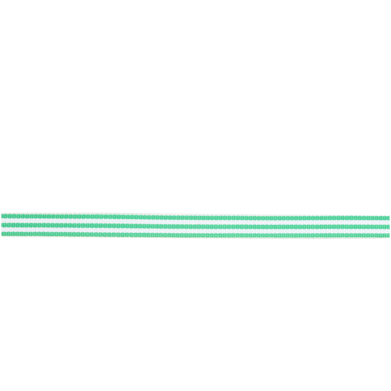 3/8" Striped Ribbon | Emerald (580) | 100 Yard Roll