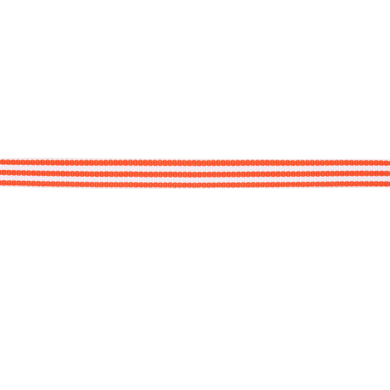 3/8" Striped Ribbon | Autumn Orange (761) | 100 Yard Roll