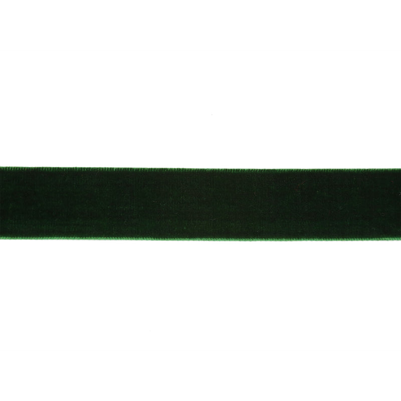 1" Velvet Ribbon | Spruce | 10 Yard Roll