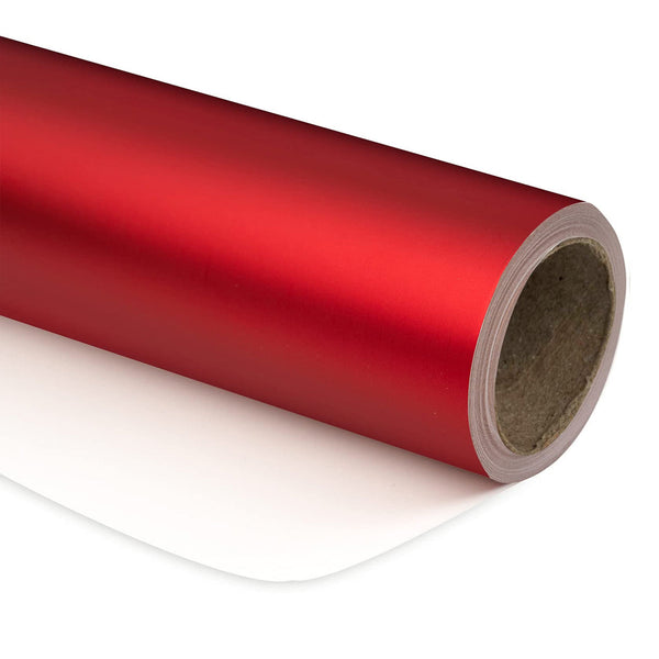 30" x 417' Wrapping Paper Half Ream | Matte Red