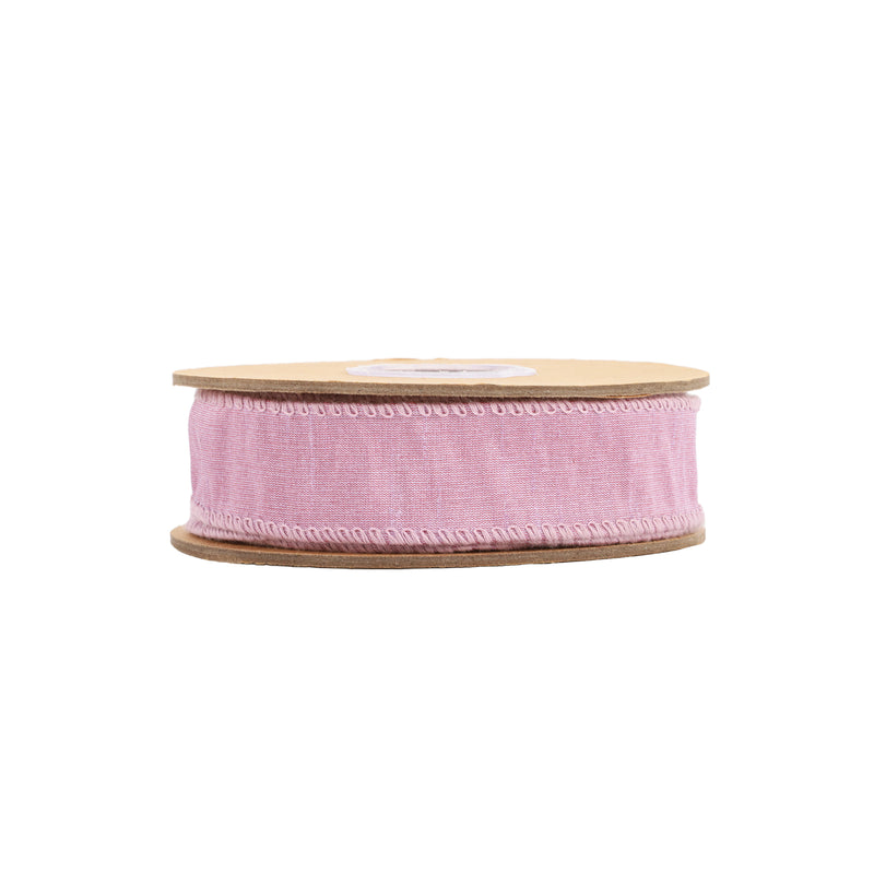 1" Wired Dupioni Ribbon | Light Purple | 10 Yard Roll