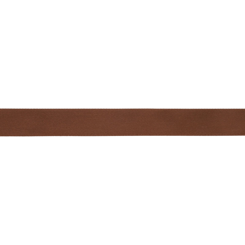 5/8" Single Face Satin Ribbon | Brown (850) | 100 Yard Roll