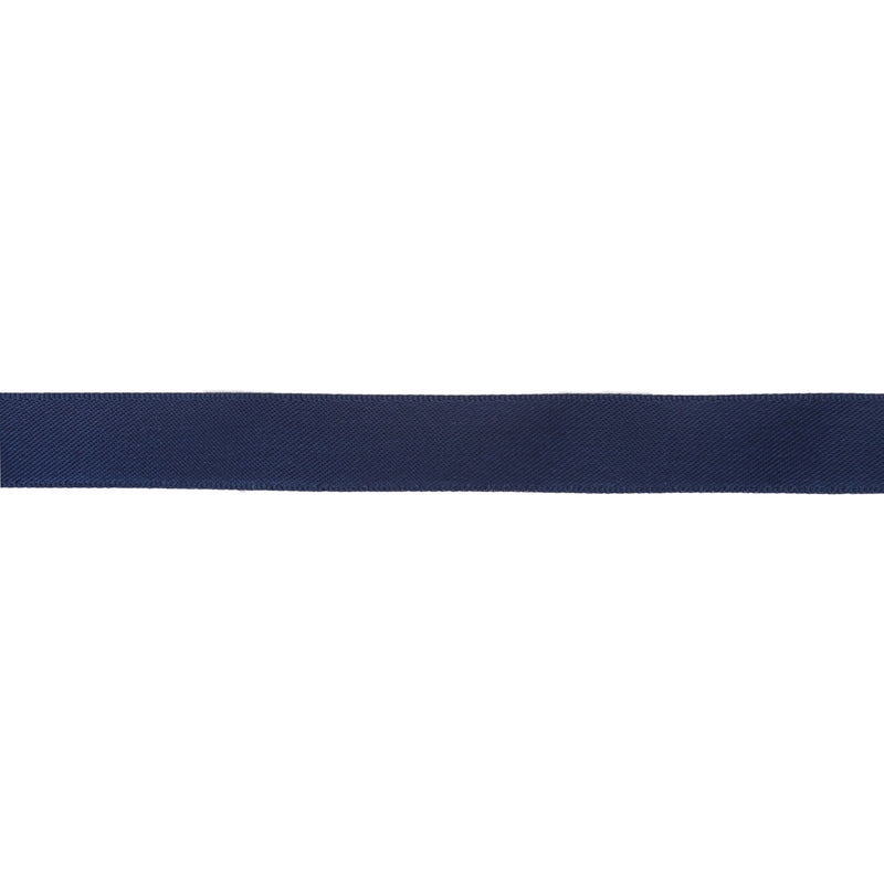 3/8" Single Face Satin Ribbon | Navy (370) | 100 Yard Roll