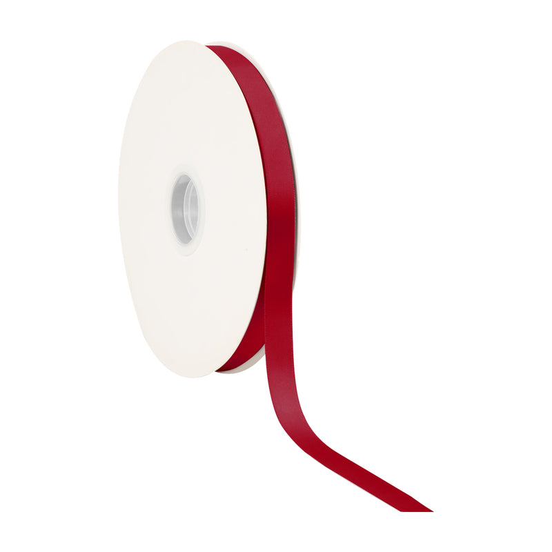 5/8" Single Face Satin Ribbon | Scarlet (260) | 100 Yard Roll