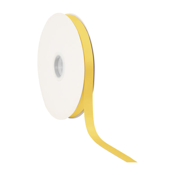 5/8" Single Face Satin Ribbon | Maize (650) | 100 Yard Roll