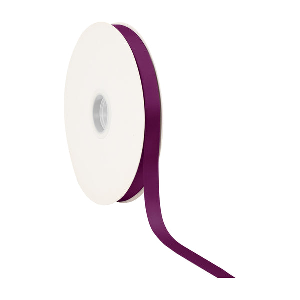 5/8" Single Face Satin Ribbon | Wine (275) | 100 Yard Roll