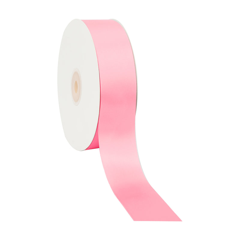 1 1/2" Single Face Satin Ribbon | Pink (150) | 50 Yard Roll