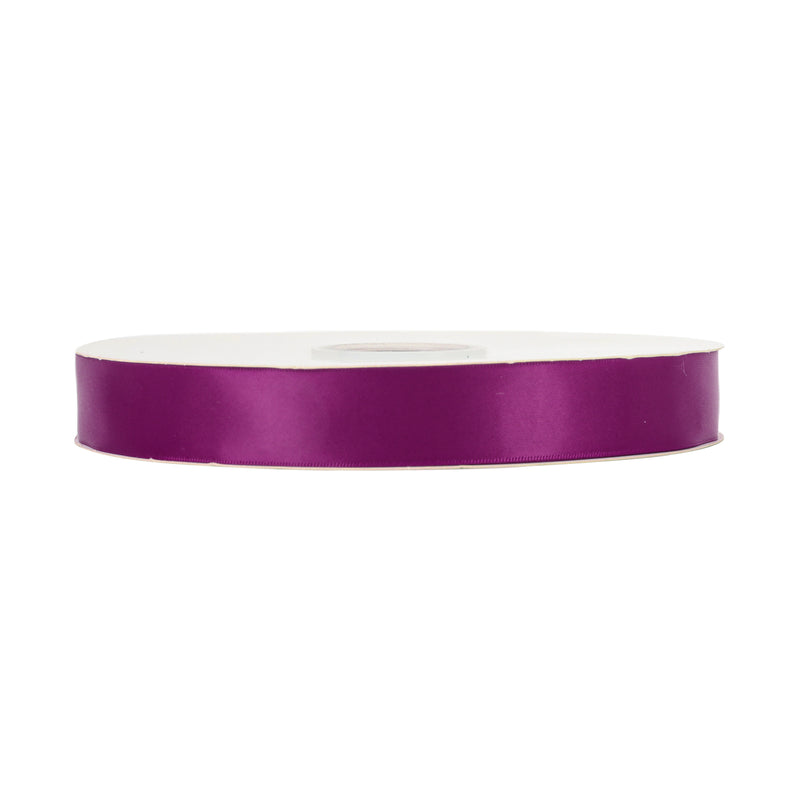 7/8" Single Face Satin Ribbon | Wine (275) | 100 Yard Roll