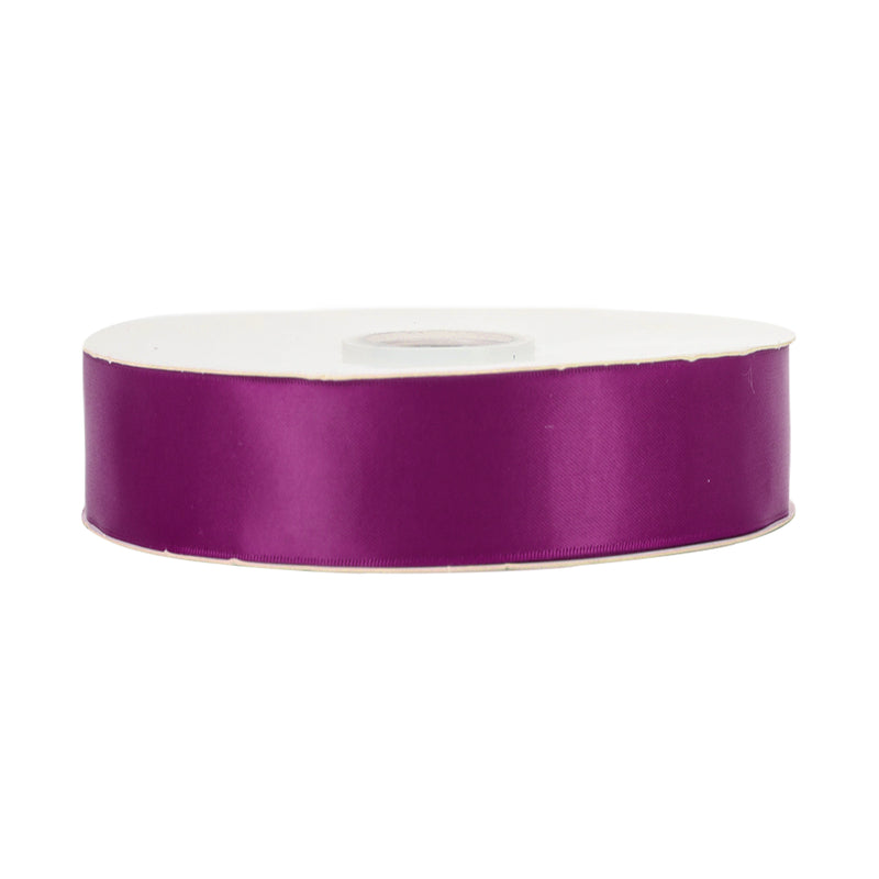 1 1/2" Single Face Satin Ribbon | Wine (275) | 50 Yard Roll