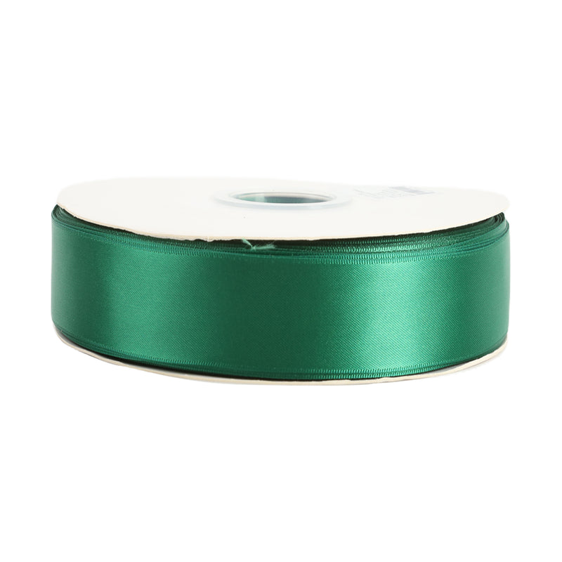 1 1/2" Single Face Satin Ribbon | Forest Green (587) | 50 Yard Roll