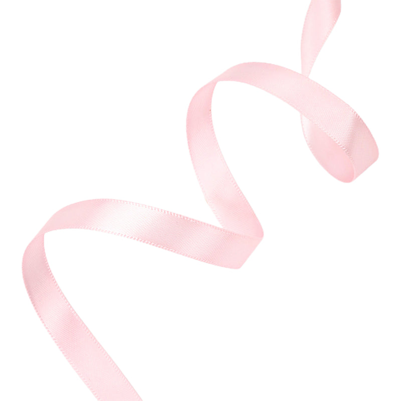 3/8" Single Face Satin Ribbon | Lt Pink (117) | 100 Yard Roll