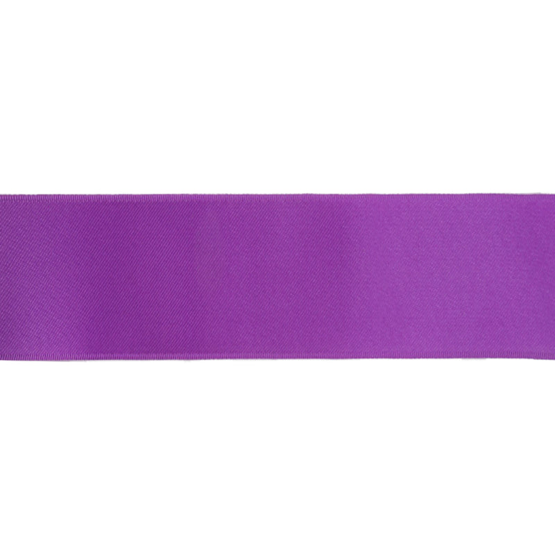 1 1/2" Single Face Satin Ribbon | Plum (285) | 50 Yard Roll