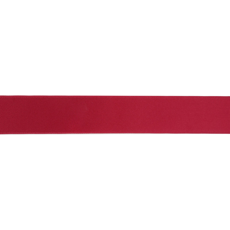 7/8" Single Face Satin Ribbon | Scarlet (260) | 100 Yard Roll