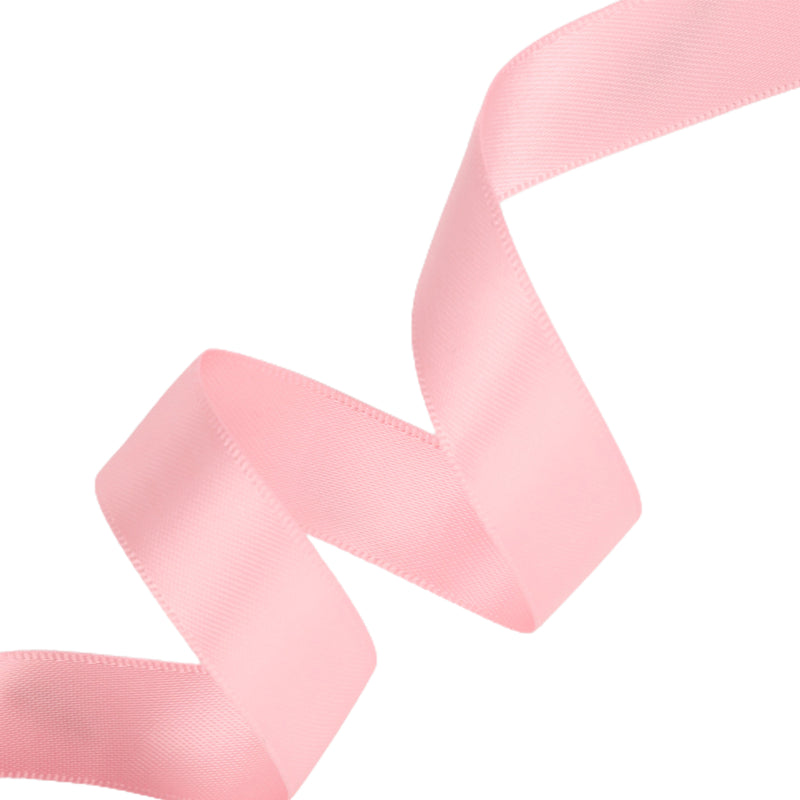 7/8" Single Face Satin Ribbon | Pink (150) | 100 Yard Roll