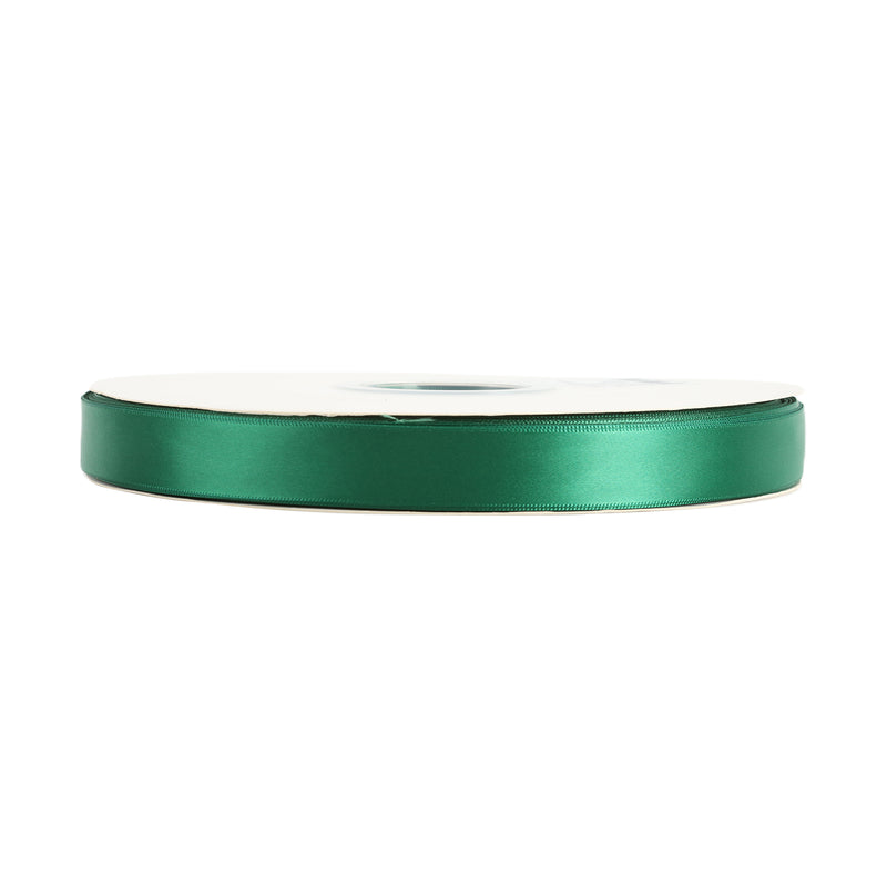 5/8" Single Face Satin Ribbon | Forest Green (587) | 100 Yard Roll