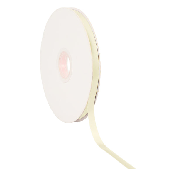 3/8" Single Face Satin Ribbon | Ivory (810) | 100 Yard Roll