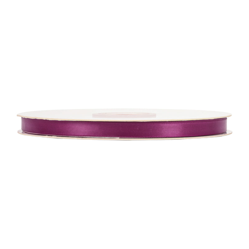 3/8" Single Face Satin Ribbon | Wine (275) | 100 Yard Roll