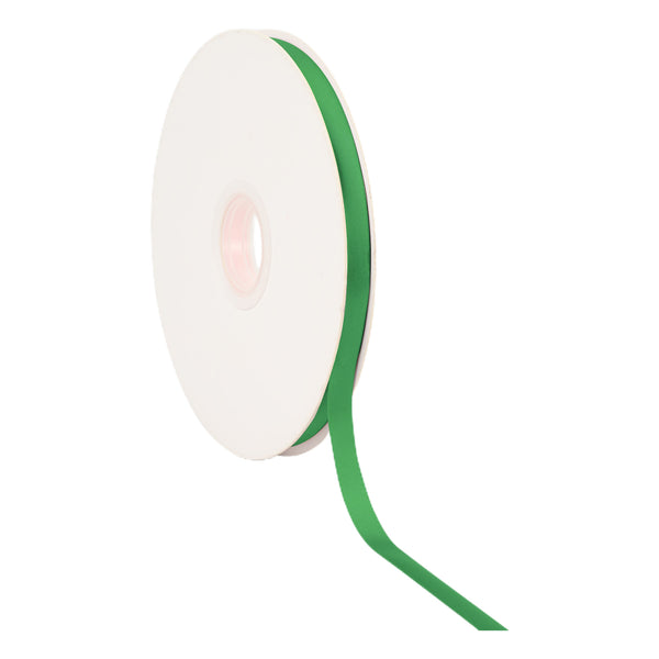 3/8" Single Face Satin Ribbon | Emerald (580) | 100 Yard Roll