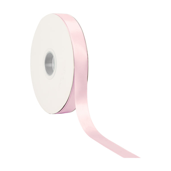 5/8" Single Face Satin Ribbon | Lt Pink (117) | 100 Yard Roll