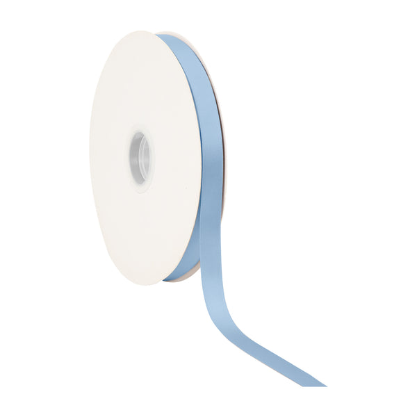 5/8" Single Face Satin Ribbon | French Blue (332) | 100 Yard Roll