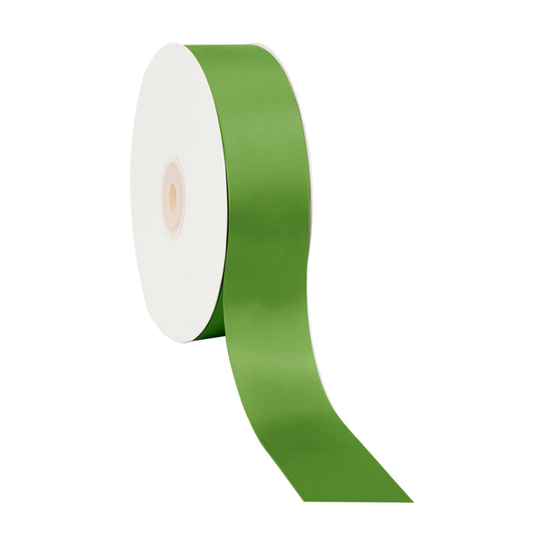 1 1/2" Single Face Satin Ribbon | Kiwi (548) | 50 Yard Roll