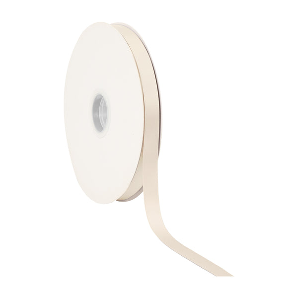 5/8" Single Face Satin Ribbon | Ivory (810) | 100 Yard Roll