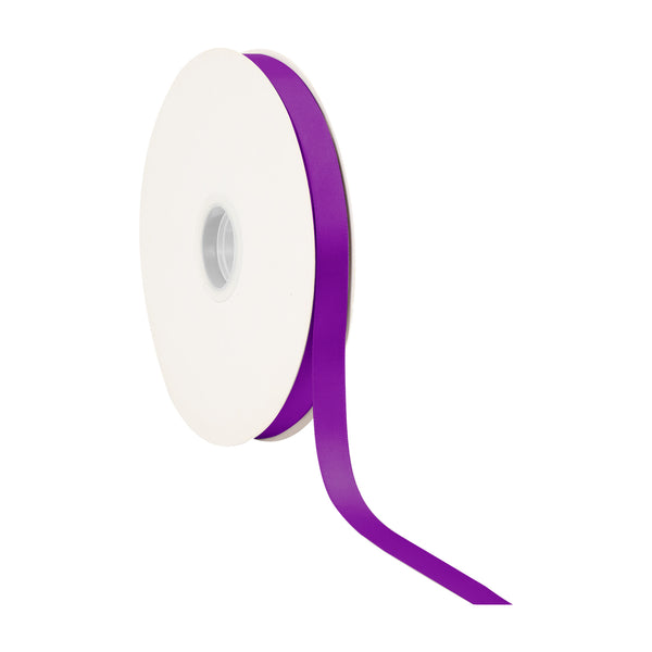 5/8" Single Face Satin Ribbon | Plum (285) | 100 Yard Roll