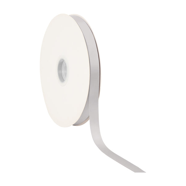 5/8" Single Face Satin Ribbon | Shell Grey (007) | 100 Yard Roll