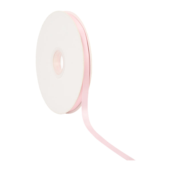 3/8" Single Face Satin Ribbon | Lt Pink (117) | 100 Yard Roll