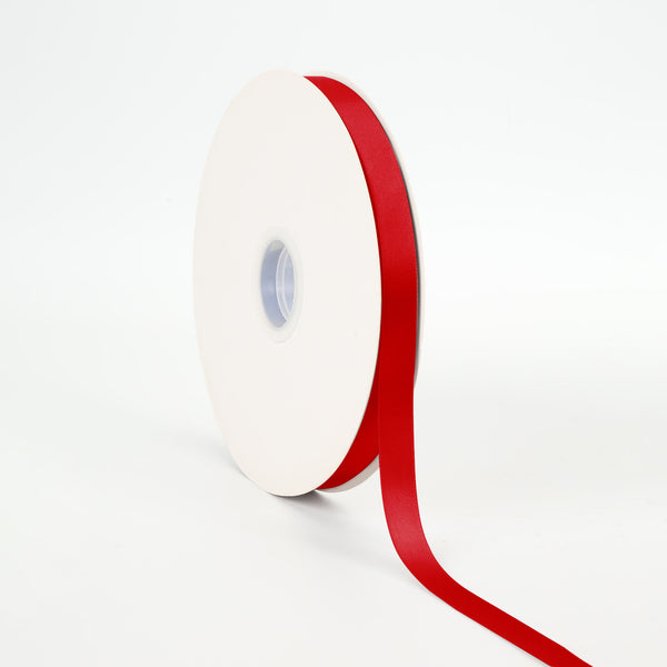 5/8" Double Face Satin Ribbon | Red (250) | 100 Yard Roll