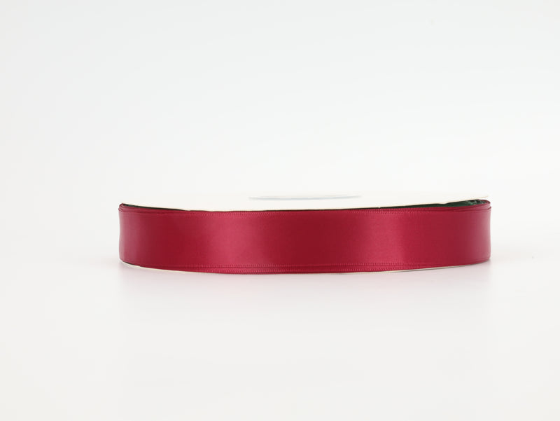 7/8" Double Face Satin Ribbon | Scarlet (260) | 100 Yard Roll