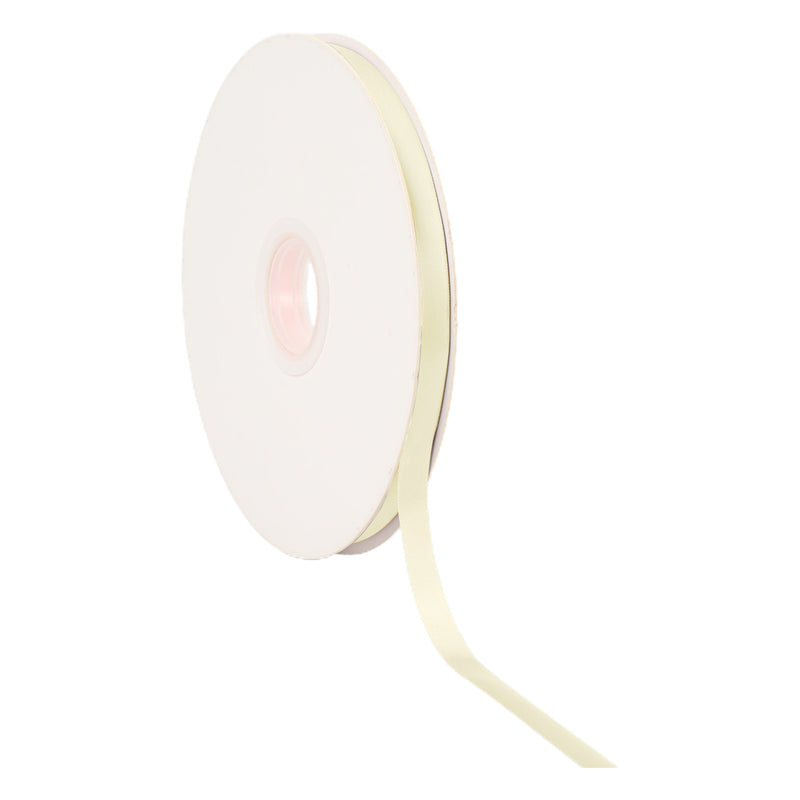 3/8" Double Face Satin Ribbon | Ivory (810) | 100 Yard Roll