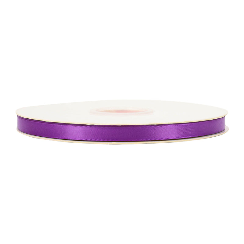 3/8" Double Face Satin Ribbon | Purple (465) | 100 Yard Roll