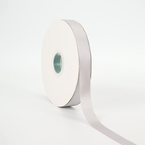 7/8" Double Face Satin Ribbon | Shell Grey (007) | 100 Yard Roll