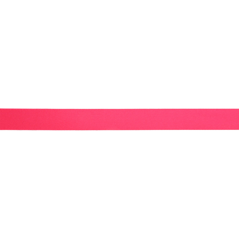 5/8" Double Face Satin Ribbon | Shocking Pink (175) | 100 Yard Roll