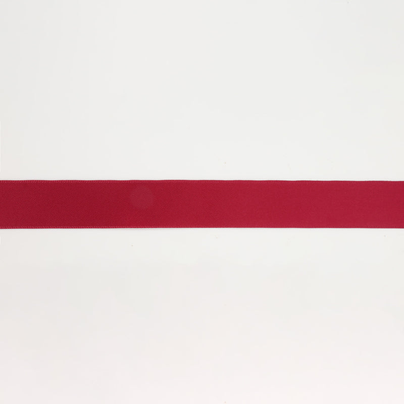 7/8" Double Face Satin Ribbon | Scarlet (260) | 100 Yard Roll