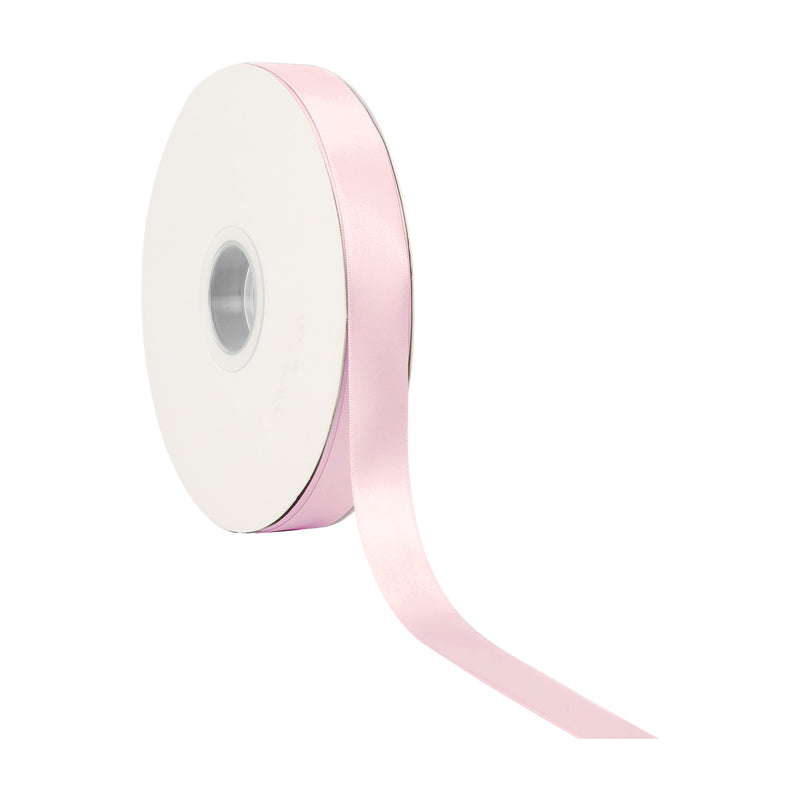 5/8" Double Face Satin Ribbon | Lt Pink (117) | 100 Yard Roll