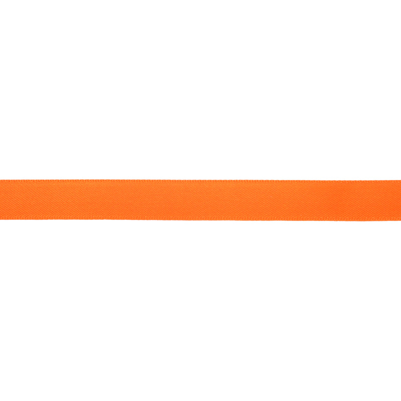 3/8" Double Face Satin Ribbon | Torrid Orange (750) | 100 Yard Roll