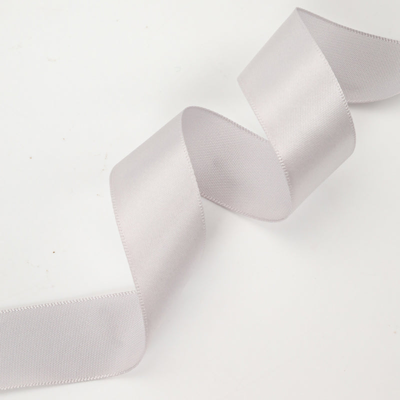 7/8" Double Face Satin Ribbon | Shell Grey (007) | 100 Yard Roll