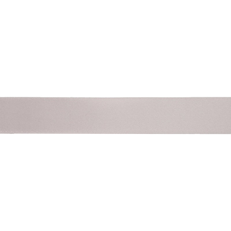 7/8" Double Face Satin Ribbon | Silver (012) |100 Yard Roll