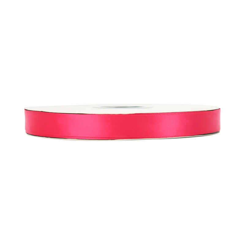 5/8" Double Face Satin Ribbon | Shocking Pink (175) | 100 Yard Roll