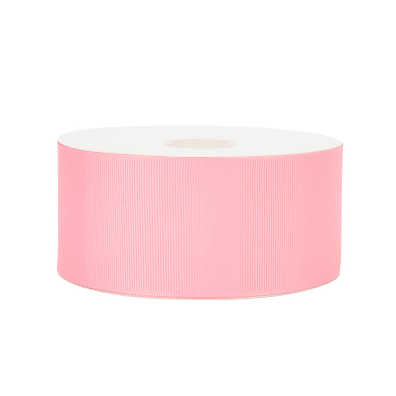 2 1/4" Textured Grosgrain Ribbon | Pink (150) | 50 Yard Roll