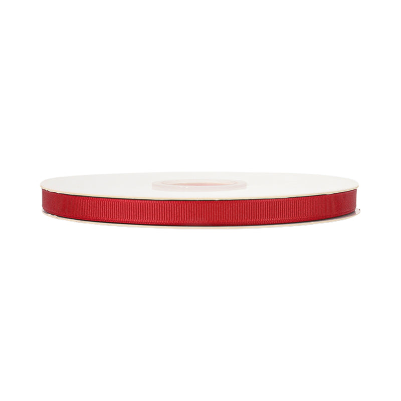 3/8" Textured Grosgrain Ribbon | Scarlet (260) | 100 Yard Roll