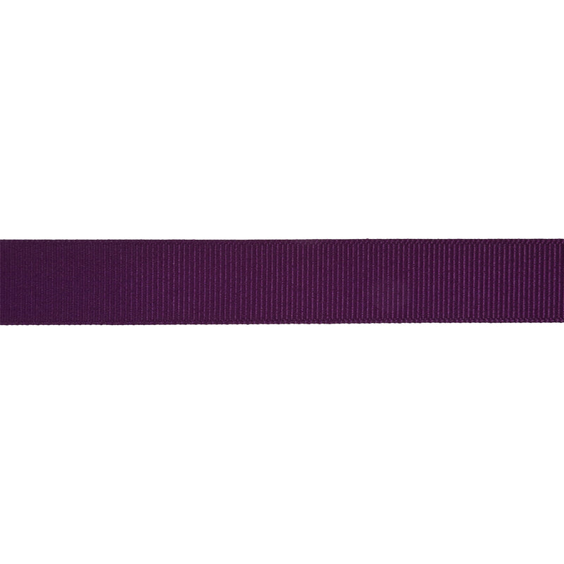 7/8" Textured Grosgrain Ribbon | Plum (285) | 100 Yard Roll