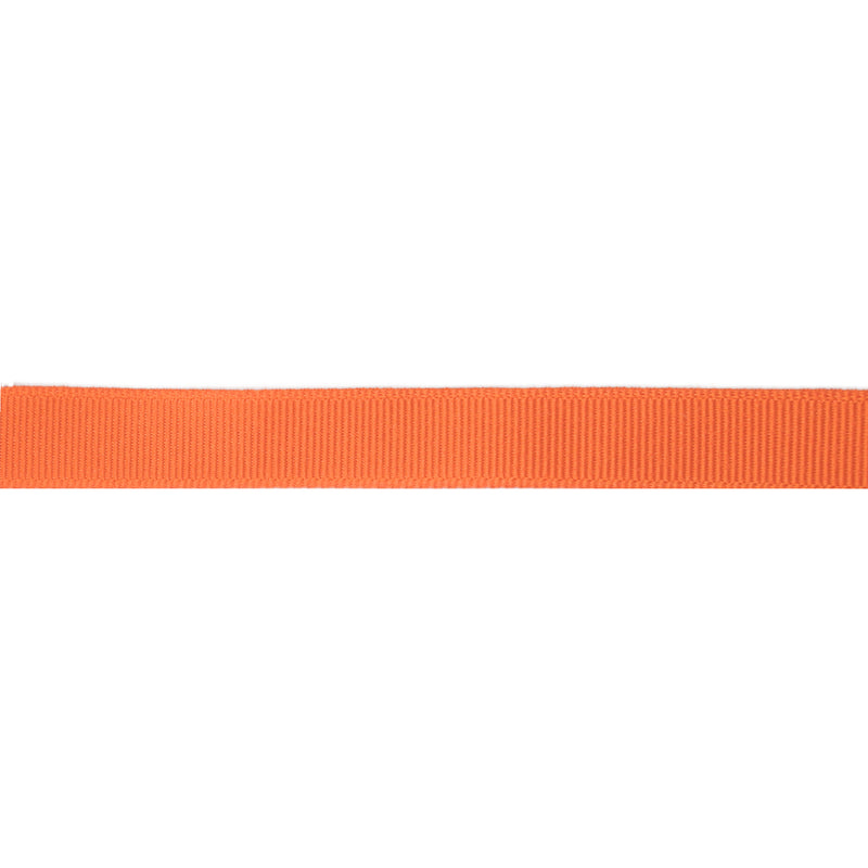 5/8" Textured Grosgrain Ribbon | Torrid Orange (750) | 100 Yard Roll