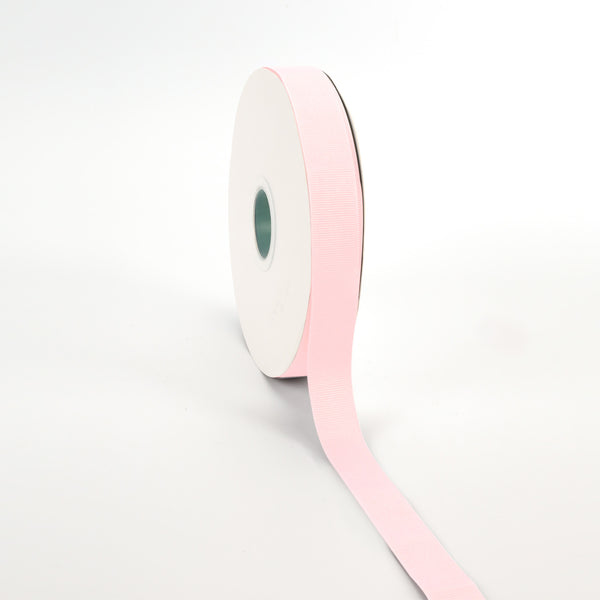 7/8" Textured Grosgrain Ribbon | Lt Pink (117) | 100 Yard Roll