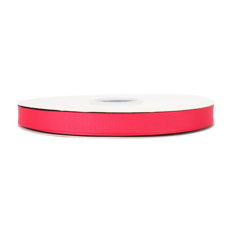 5/8" Textured Grosgrain Ribbon | Shocking Pink (175) | 100 Yard Roll