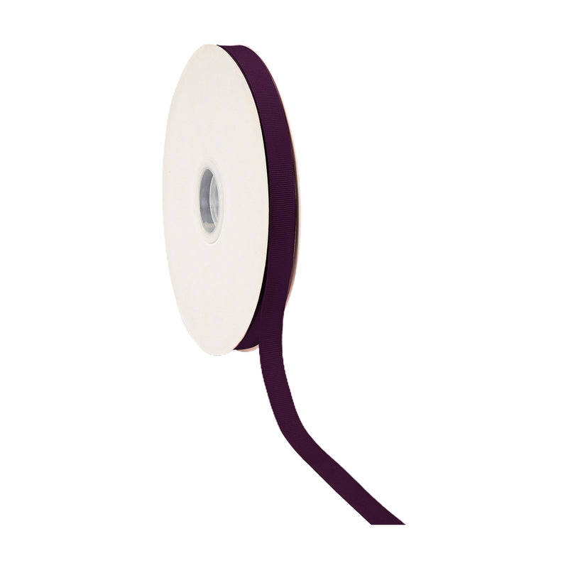 5/8" Textured Grosgrain Ribbon | Plum (285) | 100 Yard Roll